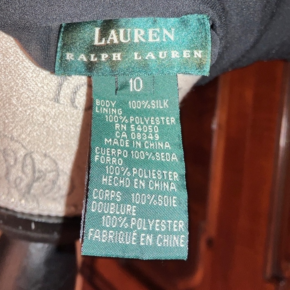Ralph Lauren Silk Crepe Dress - Picture 7 of 8